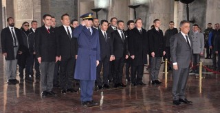 Başkan Çebi ve yönetim kurulundan Anıtkabir ziyaretei