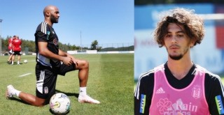 Tayfur Bingöl ile Redmond Beşiktaş'taki ilk antrenmanına çıktı