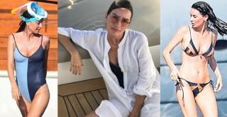 Tatil stili ile hayran bıraktı