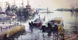 Tülay Sayılgan'ın suluboya resim sergisi açıldı