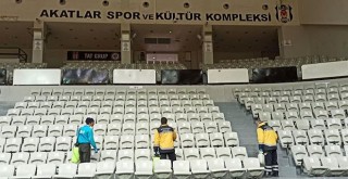 Akatlar ve Süleyman Seba Tesisleri'nde dezenfekte çalışması