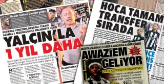 Manşetlerle Beşiktaş gündemi!