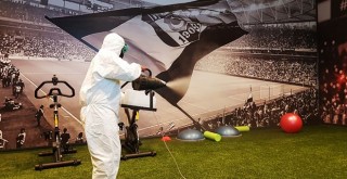 Vodafone Park dezenfekte edildi