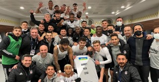 Siyah-beyazlılar galibiyeti Başkan Çebi'ye armağan etti