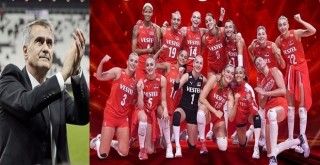 Beşiktaş Teknik Direktörü Şenol Güneş'ten A Milli Kadın Voleybol Takımı'na tebrik!