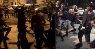 Beşiktaş Sahil'de müzik eşliğinde maskesiz halay