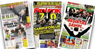 Manşetlerle Beşiktaş'ın 7-0'lık galibiyeti