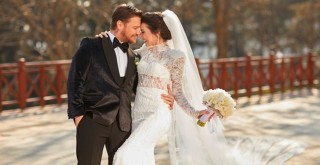 Ünlü çift Beşiktaş'taki lüks bir otelde ikinci kez evlendi