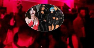 Skandal parti kamerada! Cadılar Bayramı değil Korona Bayramı