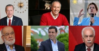 Seçimde 6 aday yarışacak