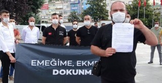 Nargile Kafe işletmecilerinden Beşiktaş'ta basın açıklaması