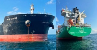 İstanbul Boğazı’nda iki gemi çarpıştı!