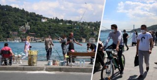 Vatandaşlar Beşiktaş Sahilleri'ne akın etti