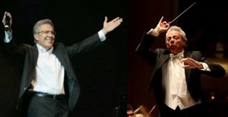 Zülfü Livaneli ile Rengim Gökmen aynı sahnede