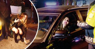 Ünlü mankenin ehliyetine el konuldu