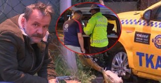 Alkollü sürücü yoldan çıkarak çitlere çarptı