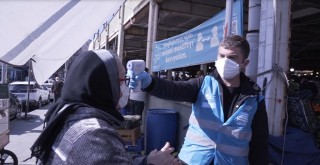 Beşiktaş zabıta ekiplerinden semt pazarında sıkı denetim