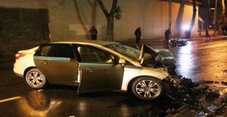 Beşiktaş'ta feci kaza