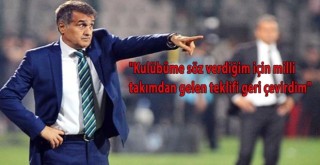 Şenol Güneş'ten Milli Takım itirafı