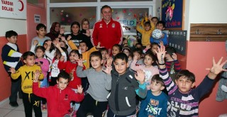 Avcı ile öğrenciler buluştu