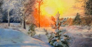 Kış temalı resim sergisi Venüs Sanat Galerisi'nde!