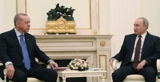 Cumhurbaşkanı Erdoğan, Rusya Devlet Başkanı Putin ile bir araya geldi