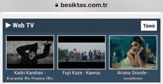 Beşiktaş Web Tv yayında