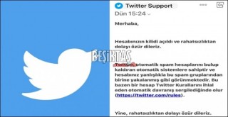 Twitter özür diledi! Resmi hesabımız açıldı