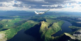 Microsoft Flight Simulator'ın en son güncellemesinde güzel İskandinav manzarası