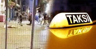Beşiktaş’a gitmek için taksiye binen yolcular darp edildi