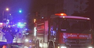 Akmerkez'de gece yangın paniği