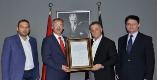 Prof. Dr. Uğur Ünal’dan Başkan Çebi'ye ziyaret