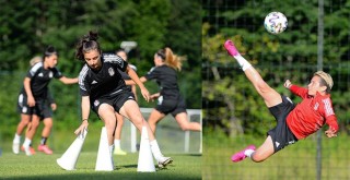 Beşiktaş Vodafone Takımı'ndan taktik ve kondisyon çalışması