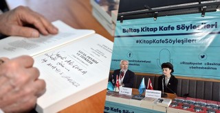 Beşiktaş'ta imza ve söyleşi gününe yoğun ilgi