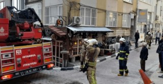 Beşiktaş'taki kafede yangın