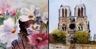 Neşe Alparslan'ın resim sergisi sanatseverlerle buluşuyor