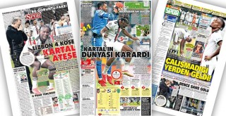 Beşiktaş-Sporting maçı gazete manşetlerinde! (20 Ekim)