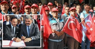 Beşiktaş Belediyesi ve DİSK arasında protokol imzalandı!