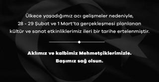 Beşiktaş'ta tüm etkinlikler ertelendi