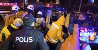 Kontrolden çıkan araç devrildi