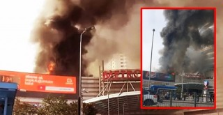 Beşiktaş'taki Metro City AVM'de korkutan yangın!