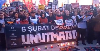 Beşiktaş'ta '6 Şubat' anmasına polis müdahalesi