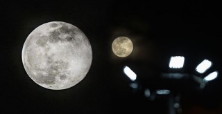 Ulus Parkı'nda Süper Ay izlendi