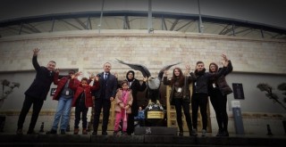 Şehit çocukları Vodafone Park’taydı